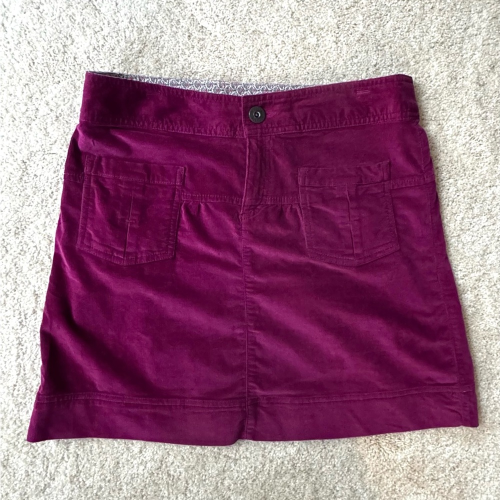 ATHLETA RASPBERRY CORDOBA CORDUROY SKIRT - Picture 9 of 15